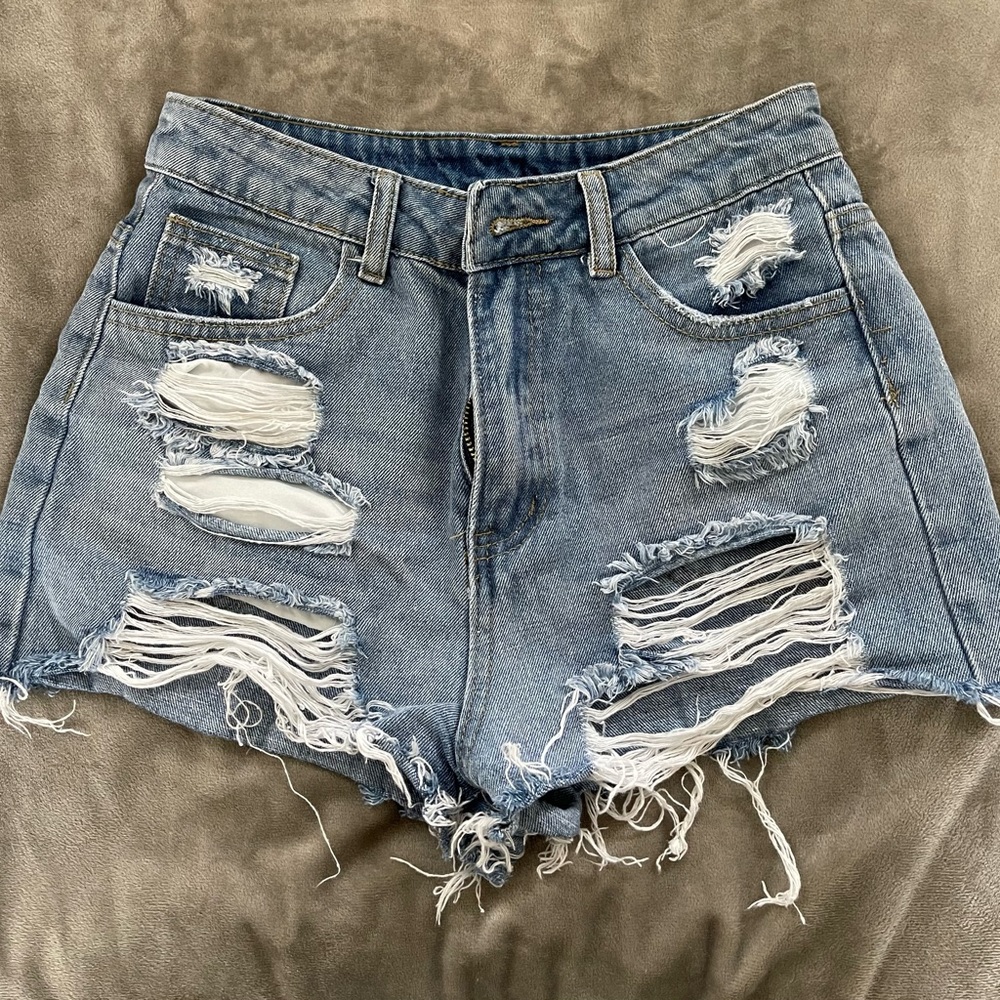 Shein cutoff Jean shorts, XS, size 2